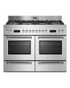 فرن إلبا إيطالي فري ستاند &mdash; 6 عيون غاز هيفي ديوتي &mdash; 120 سم &mdash; فرنان كهرباء &mdash; موديل EX 1266 M SA