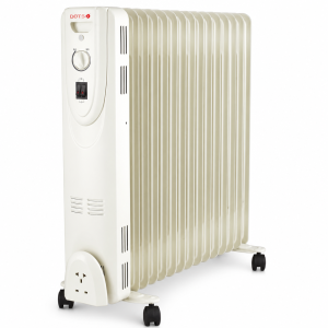 دوتس دفاية زيت 11 ريشة - 2500 واط - أبيض - موديل TTR111BO1