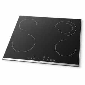 سطح ستار واي كهربائي فيترو سيراميك - 4 شعلات - أسود - SW4VC