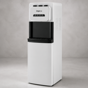 امبيكس مبرد مياه 3 صنابير - بمؤشر اضاءة - أبيض - موديل WD3906BLW