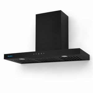 شفاط إلبا أبكس جداري حرف تي — 90 سم — 1300 م³/ساعة — أسود — موديل ELBA APEX 1300 T BLACK