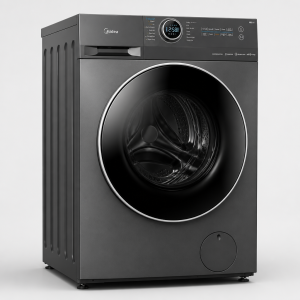 غسالة ملابس ميديا أمامية 10 كيلو / 7 كيلو تنشيف - انفرتر - تيتانيوم - موديل MF200D100W1TSA