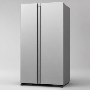 هيتاشي ثلاجة دولابي بابين 21 قدم مكعب - زجاج - إنفرتر - فضي - R-S800PS0GS