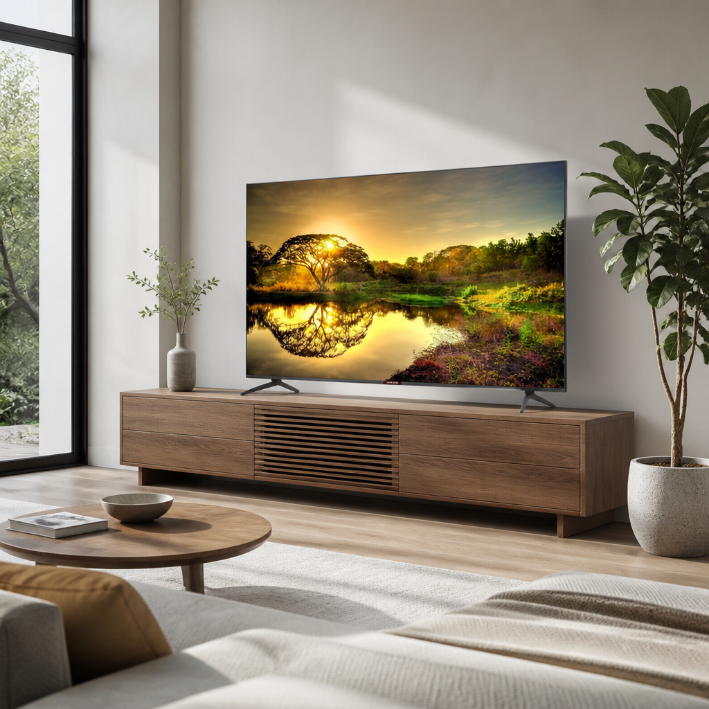 تلفزيون فيندو 85 UHD في غرفة معيشة